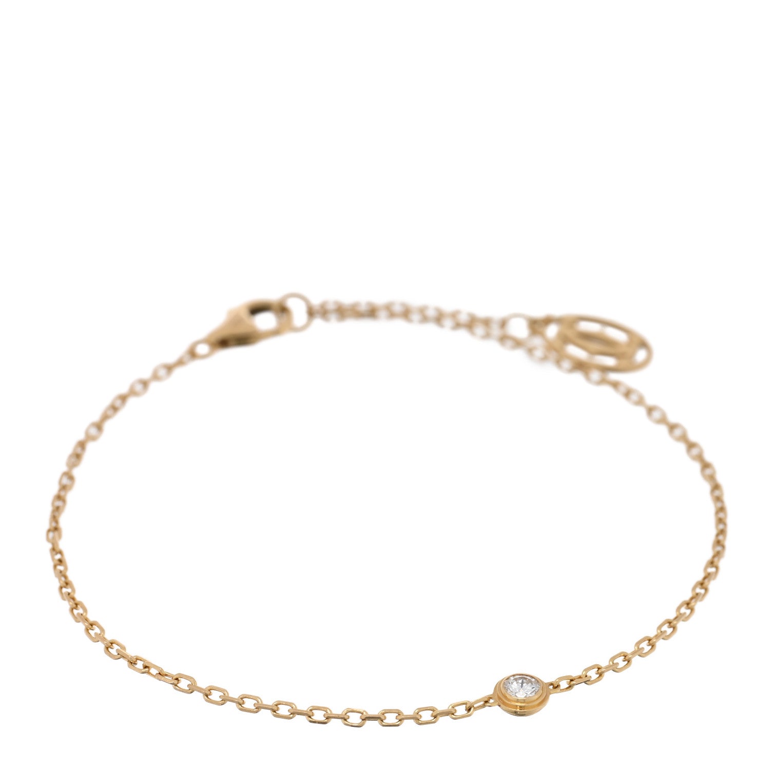 18K Yellow Gold Diamond LM D'Amour Bracelet