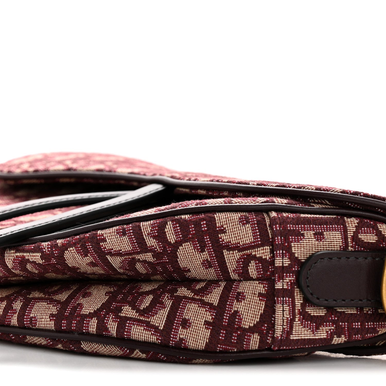 Oblique Saddle Bag Burgundy