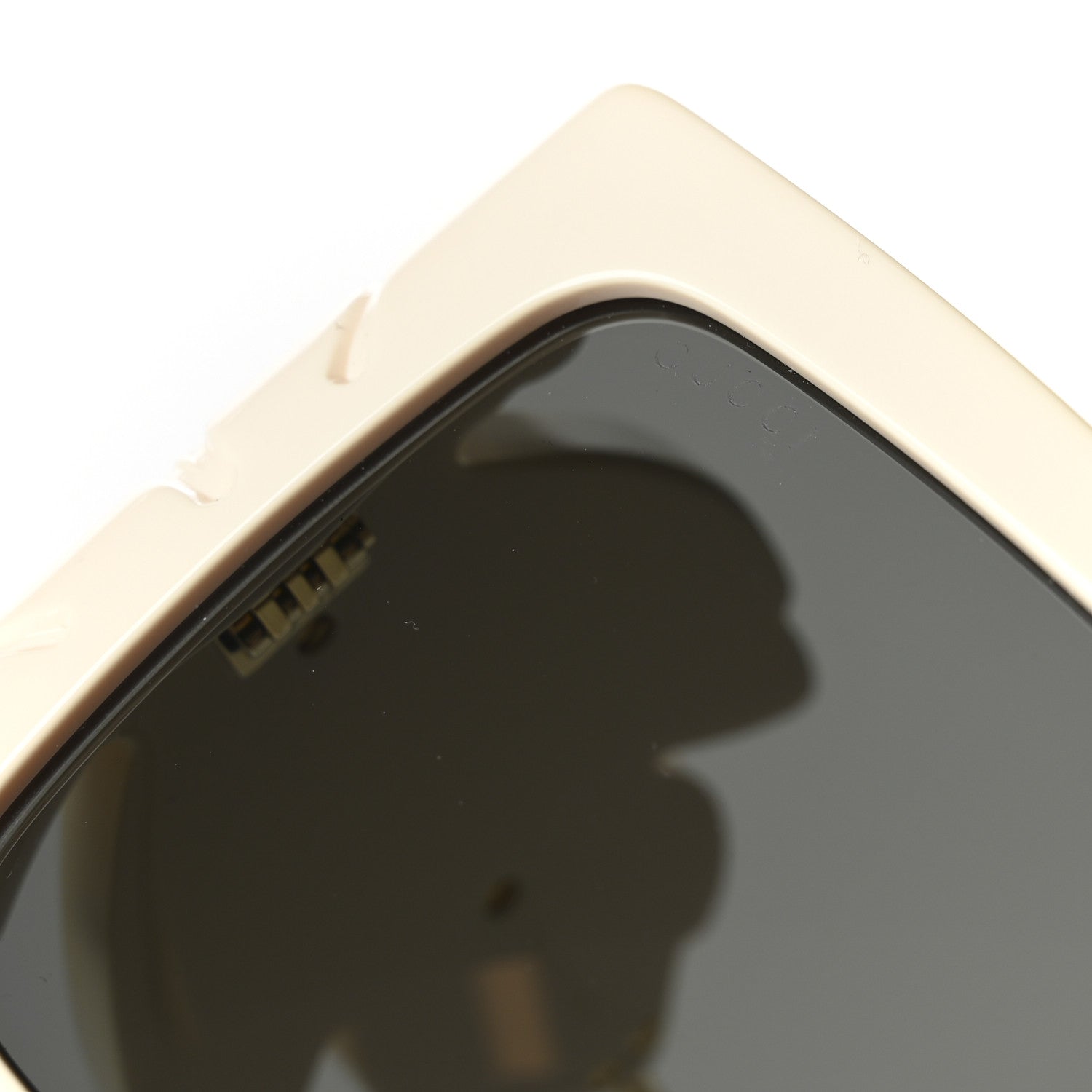 Acetate Square Frame Wing Sunglasses GG0535S Ivory