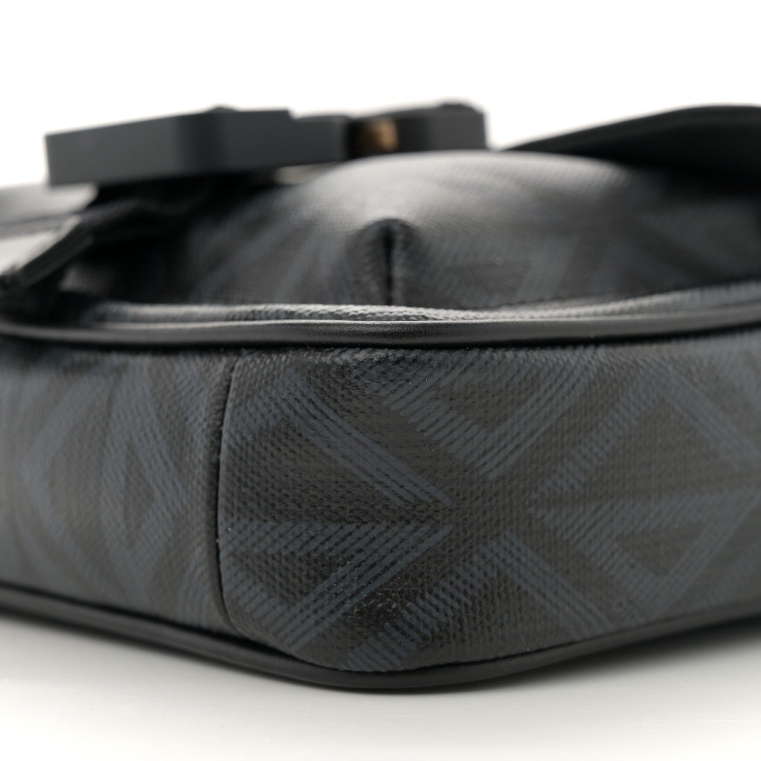 Coated Canvas CD Diamond Mini Hit The Road Bag Black
