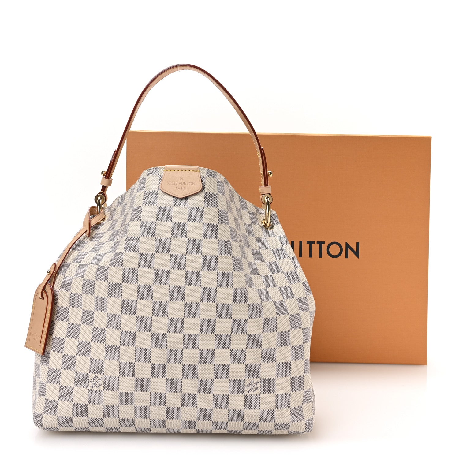 Damier Azur Graceful PM Rose Ballerine