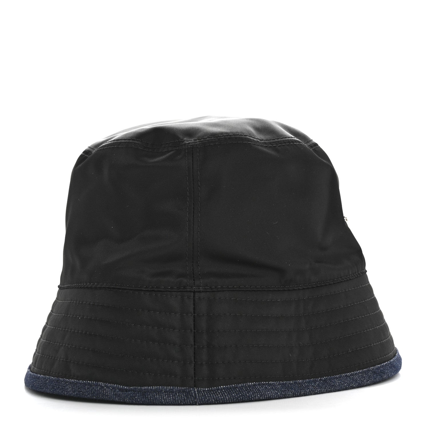Denim Re-Nylon Reversible M Bucket Hat Blue Black