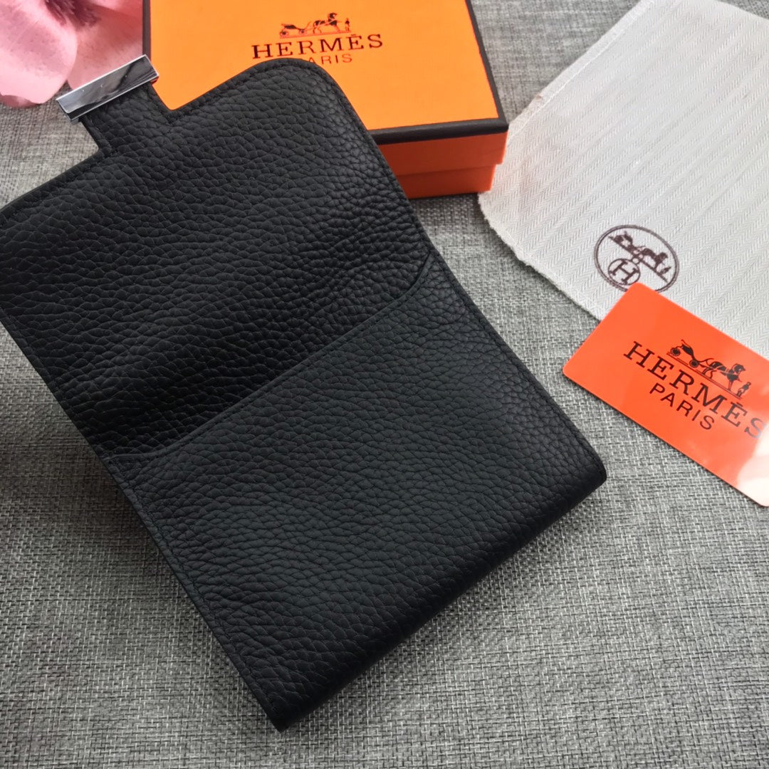 HM CONSTANCE 13 BLACK GRAINED CALFSKIN