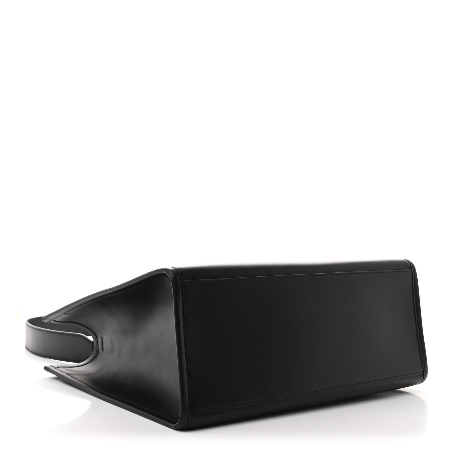 Vitello King Plexiglass Medium Fendi Sunshine Shopper Tote Black White