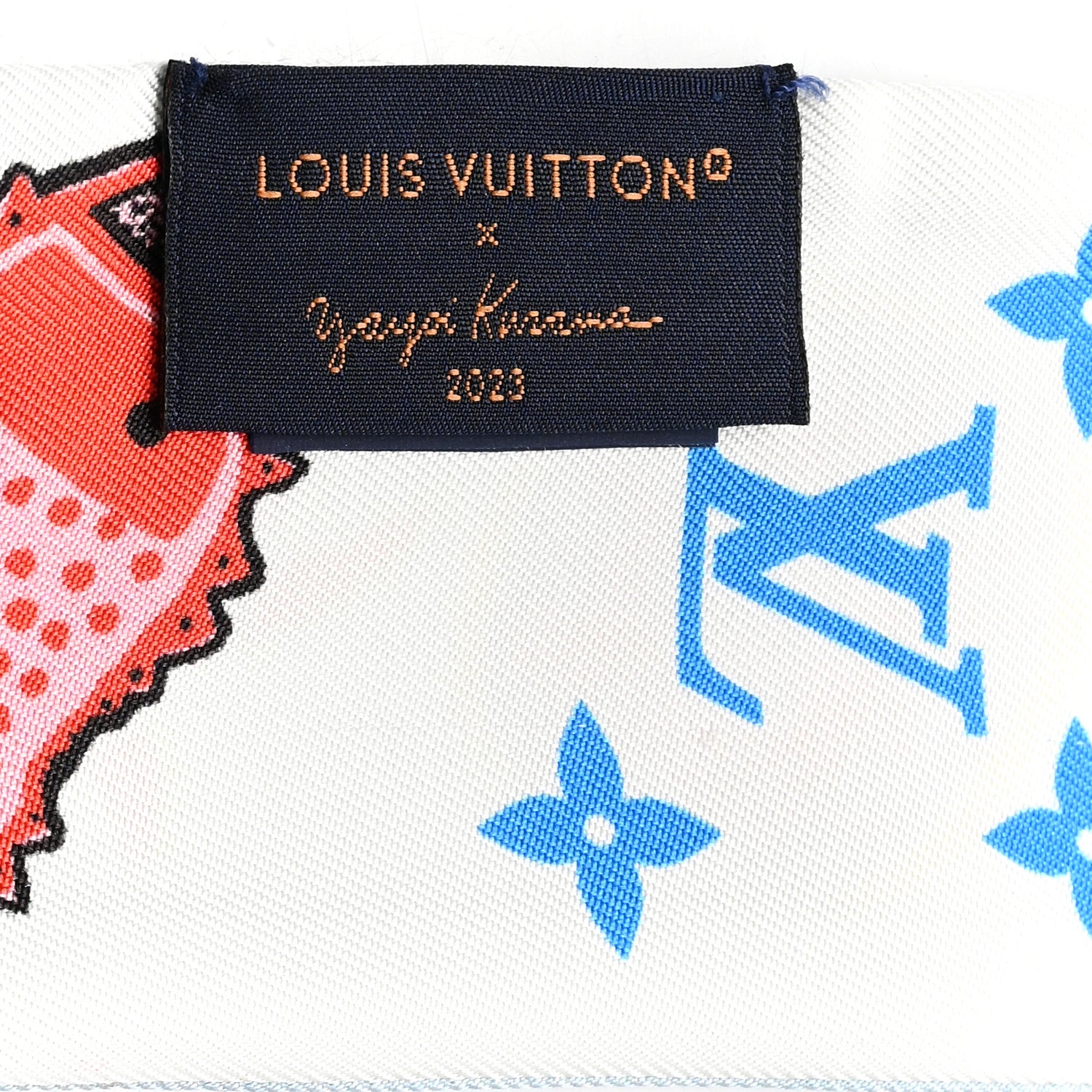 LV X YK Silk Monogram BB Bandeau Light Blue