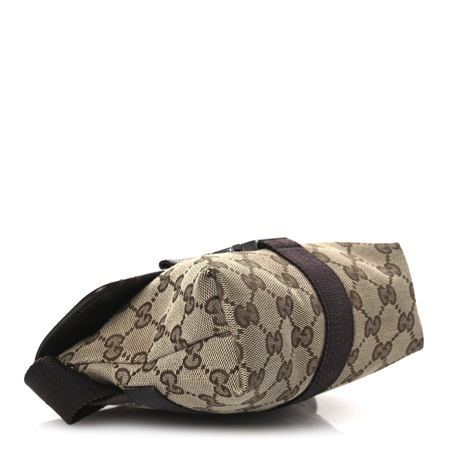 Monogram Waist Pouch Bag Dark Brown