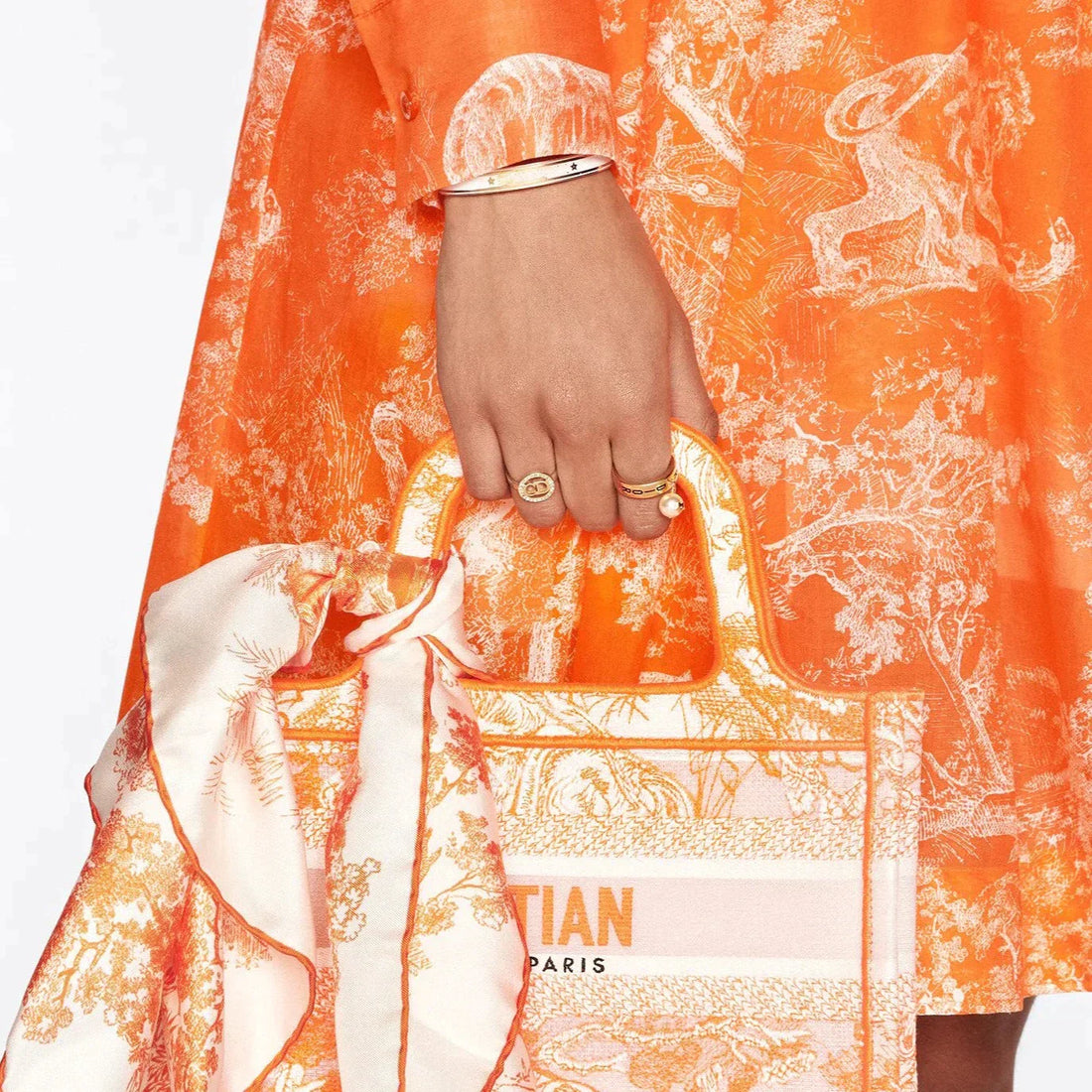 CODE BANGLE GOLD-FINISH METAL AND LACQUER WOMEN