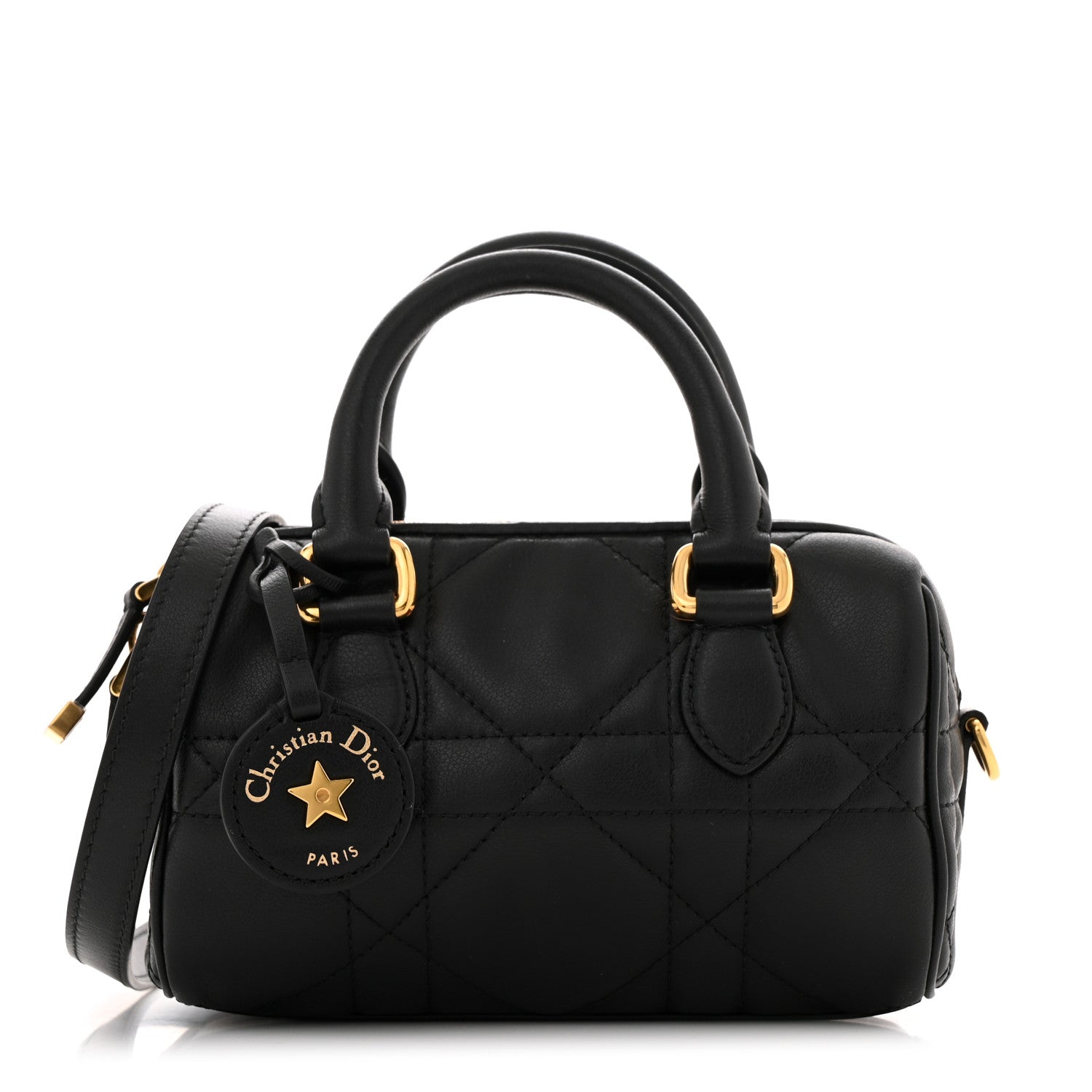 Calfskin Macrocannage Nano Groove 17 Bag Black
