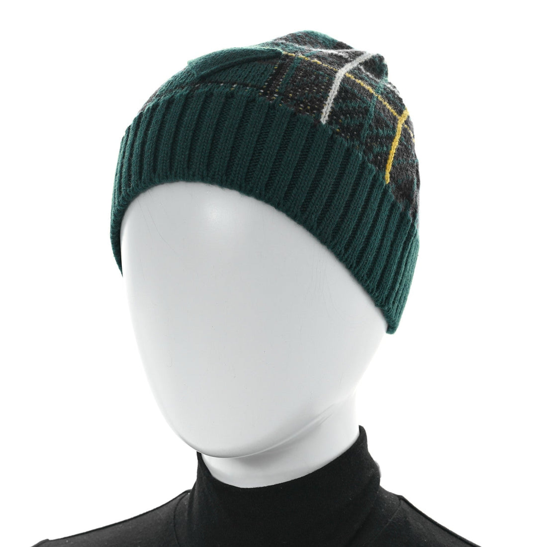 Wool Cashmere Beanie Hat M Smeraldo