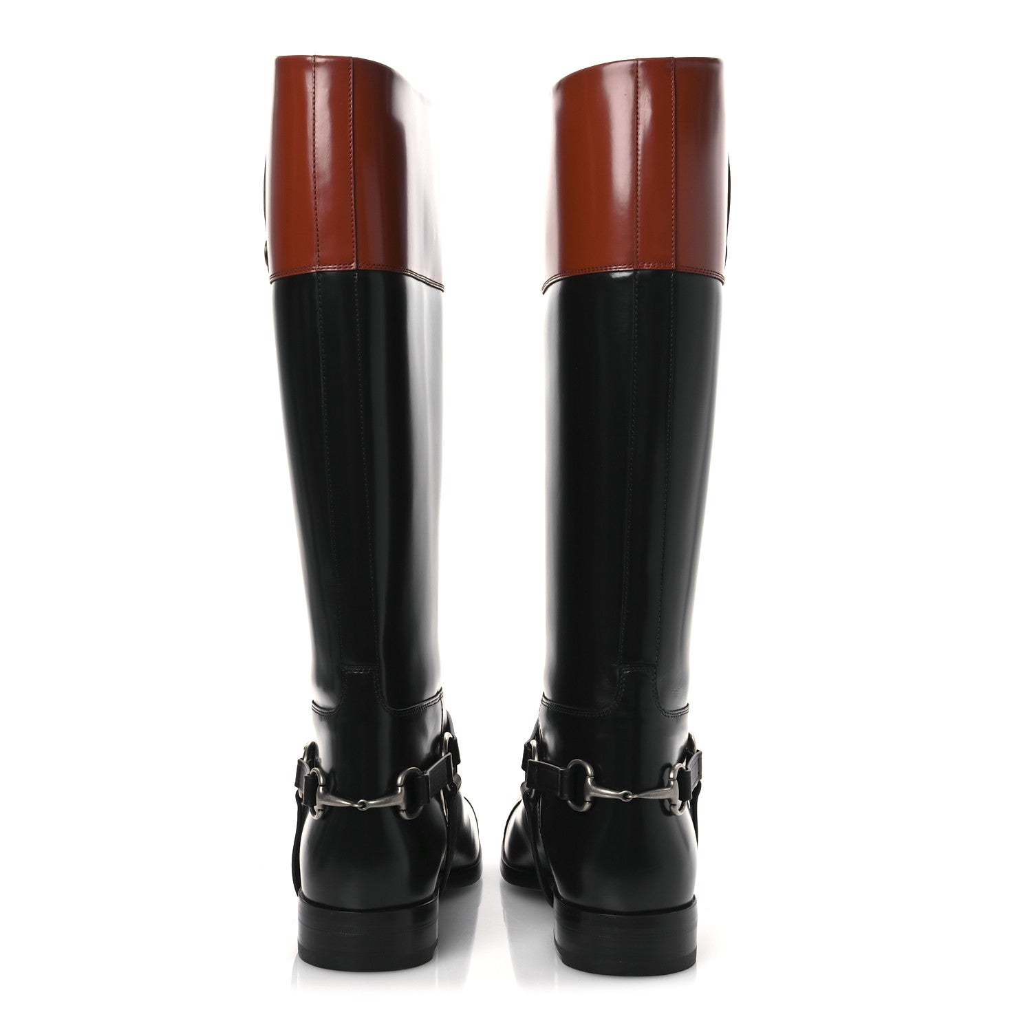 Cordovan Lux Mens Zelda Harness Riding Boots 10.5 Black Amber Honey