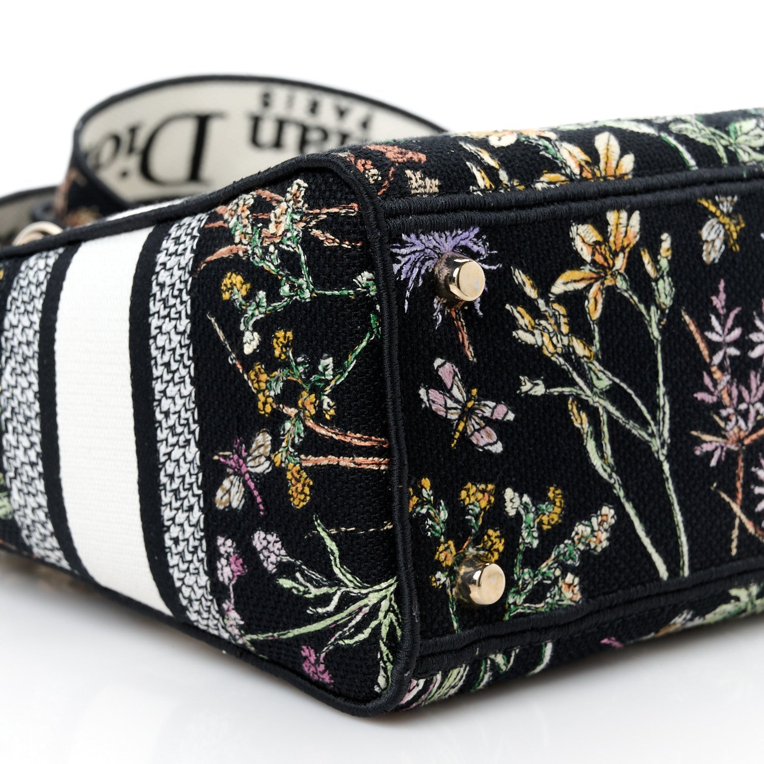 Canvas Embroidered Herbarium Medium Lady D-Lite Black Multicolor