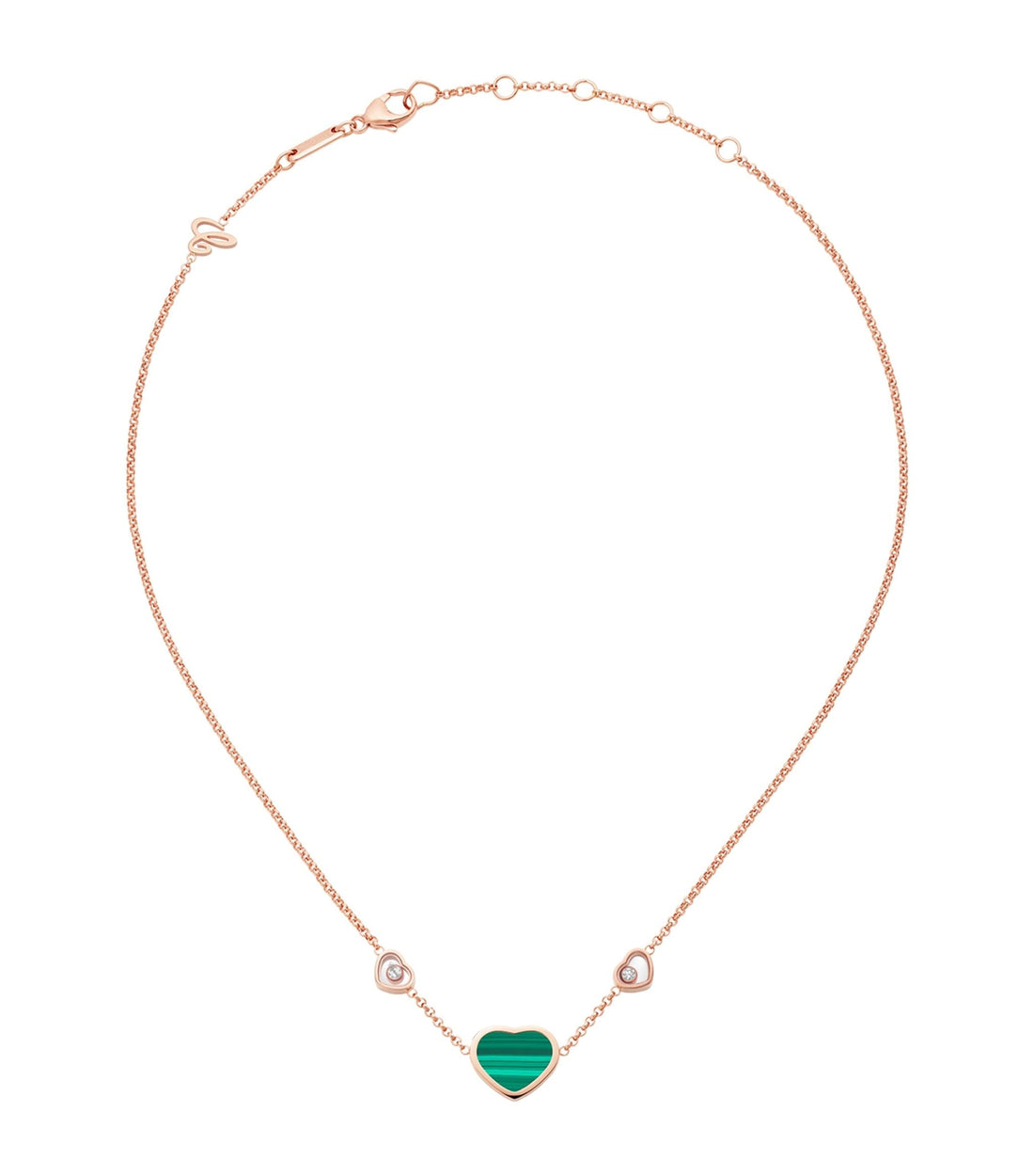 HAPPY HEART NECKLACE 3 MOTIFS