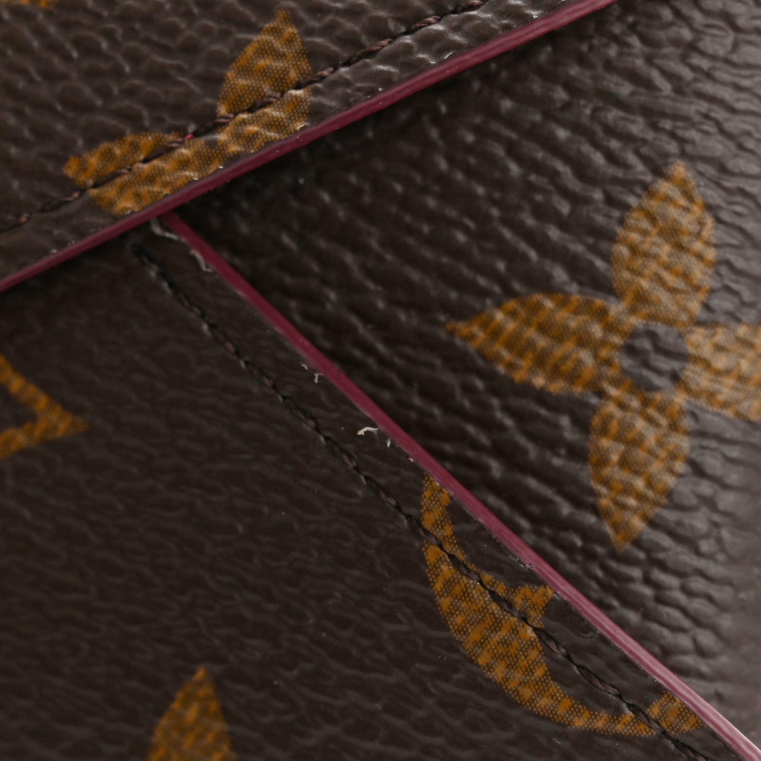 Monogram Small Kirigami Pochette Insert Fuchsia