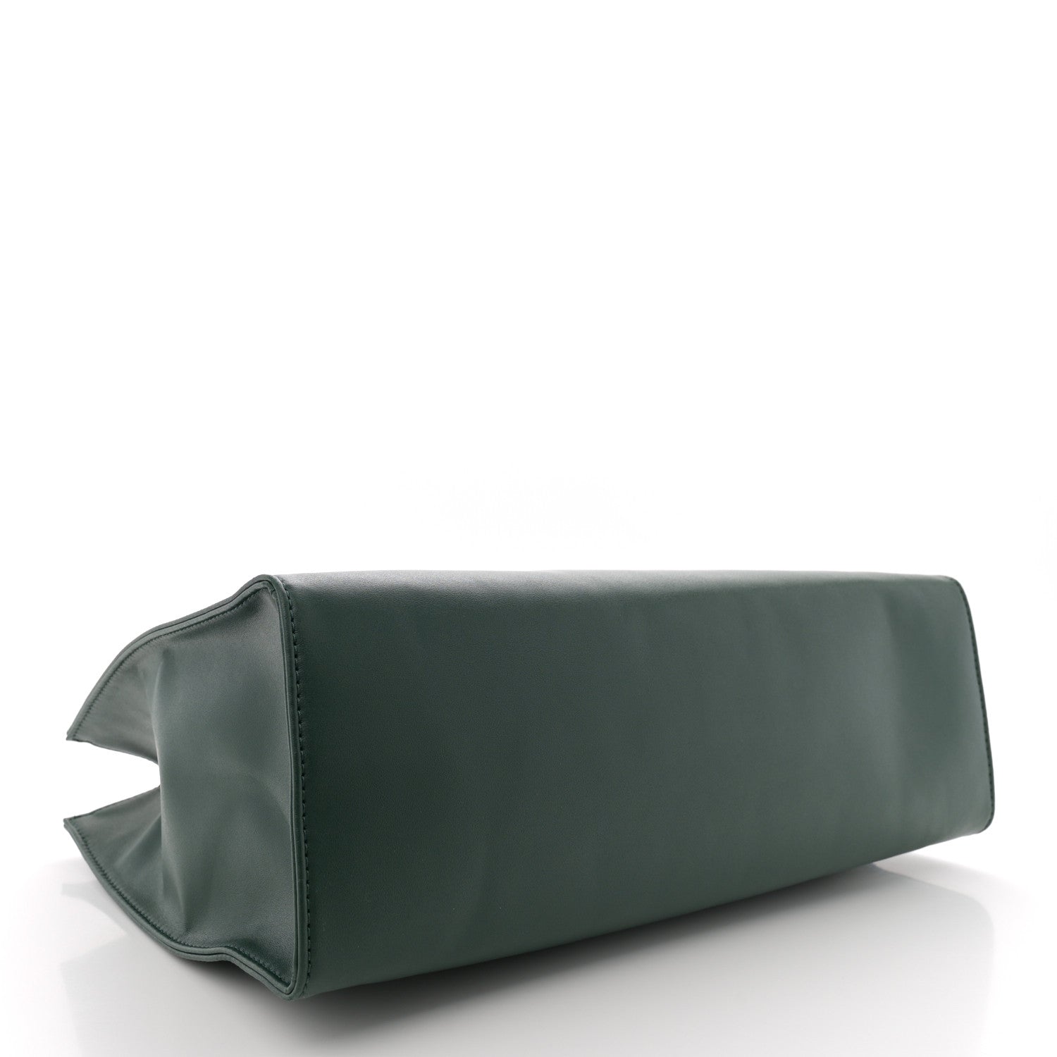 Vegan Leather Medium Shopping Bag Leaf