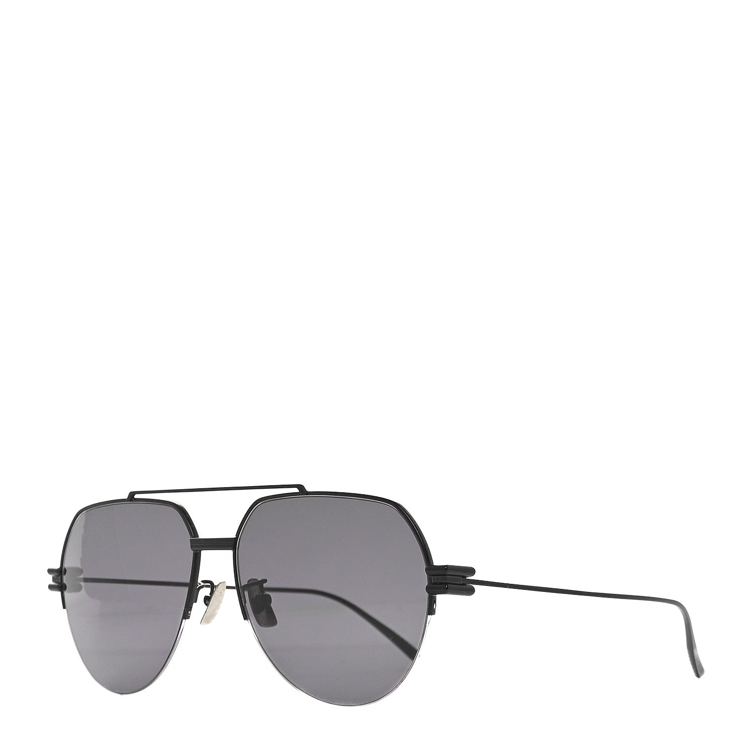 Metal Aviator BV1046S Sunglasses Black
