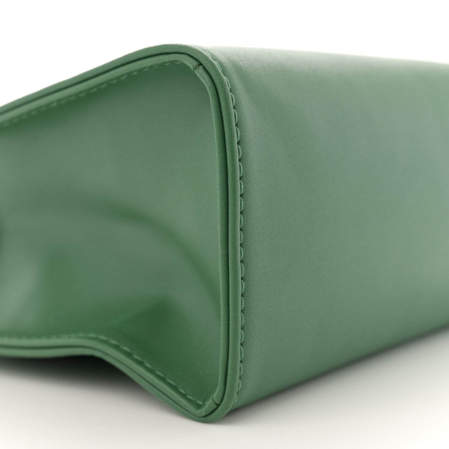 Vegan Leather Small Shopping Bag Leaf