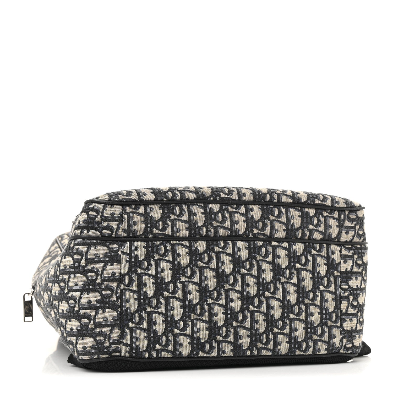 Oblique Calfskin Rider Backpack Beige Black