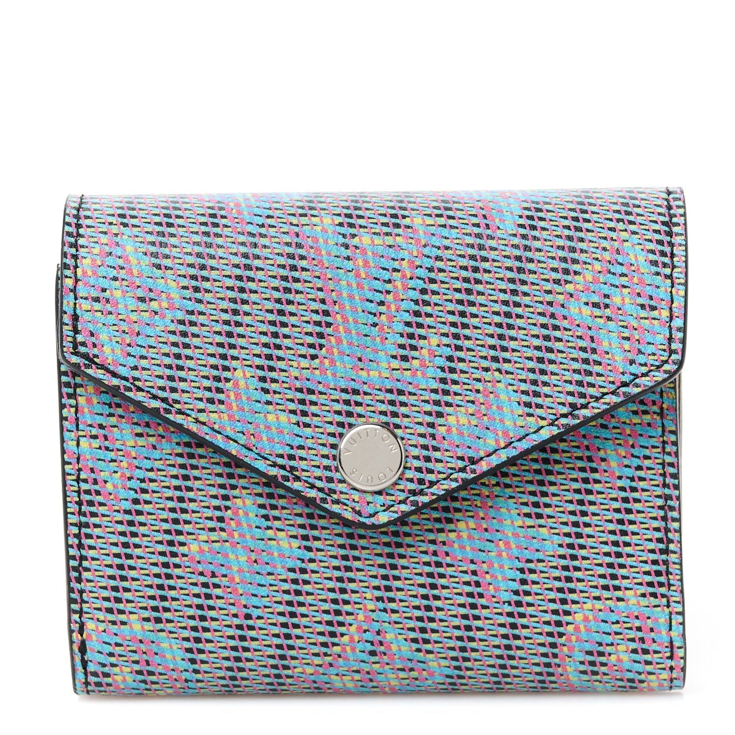 Monogram LV Pop Zoe Wallet Blue