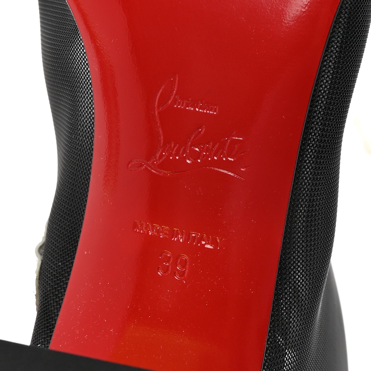 Mesh Checkypoint 55 Booties 39 Black