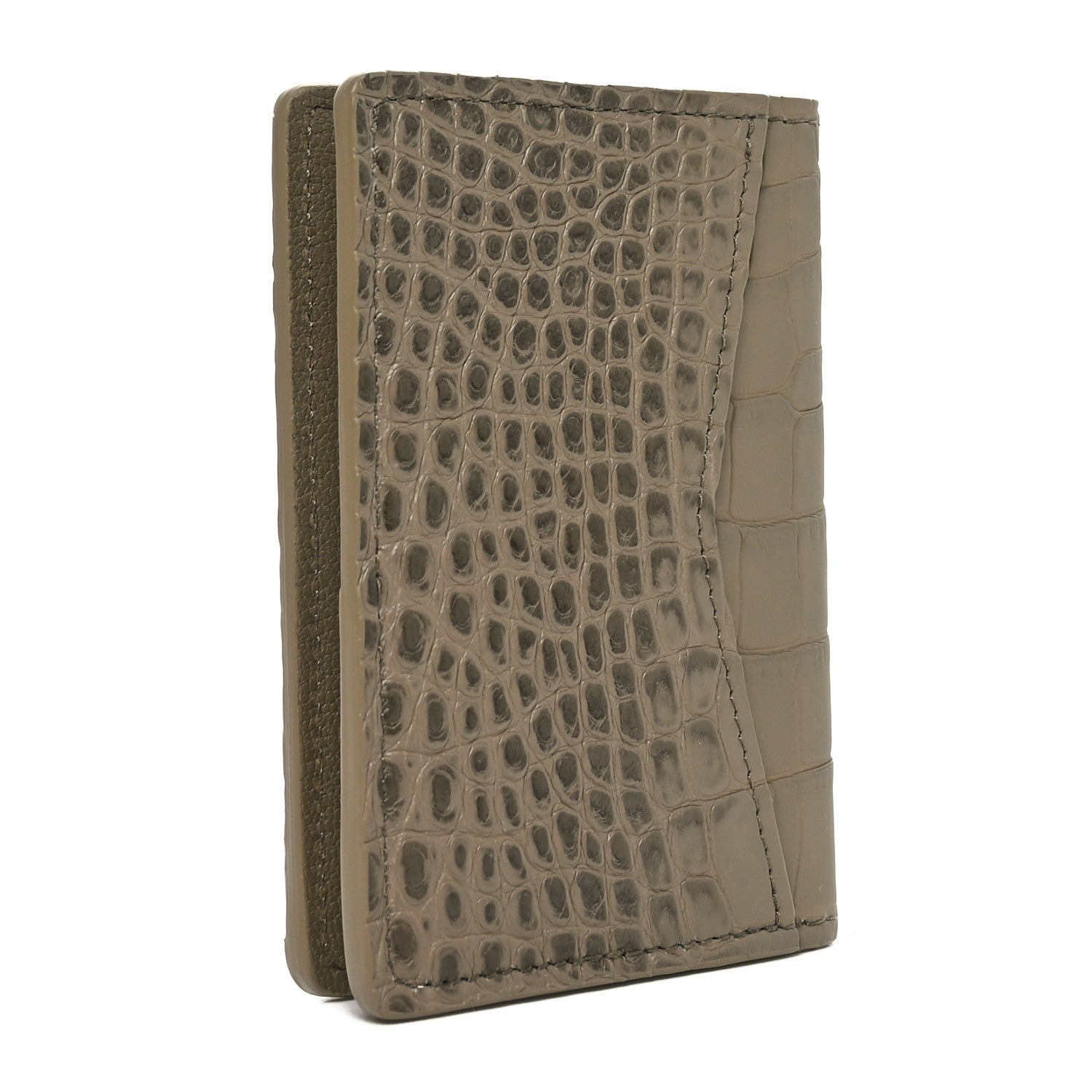 Crocodile Pocket Organizer Sage Green