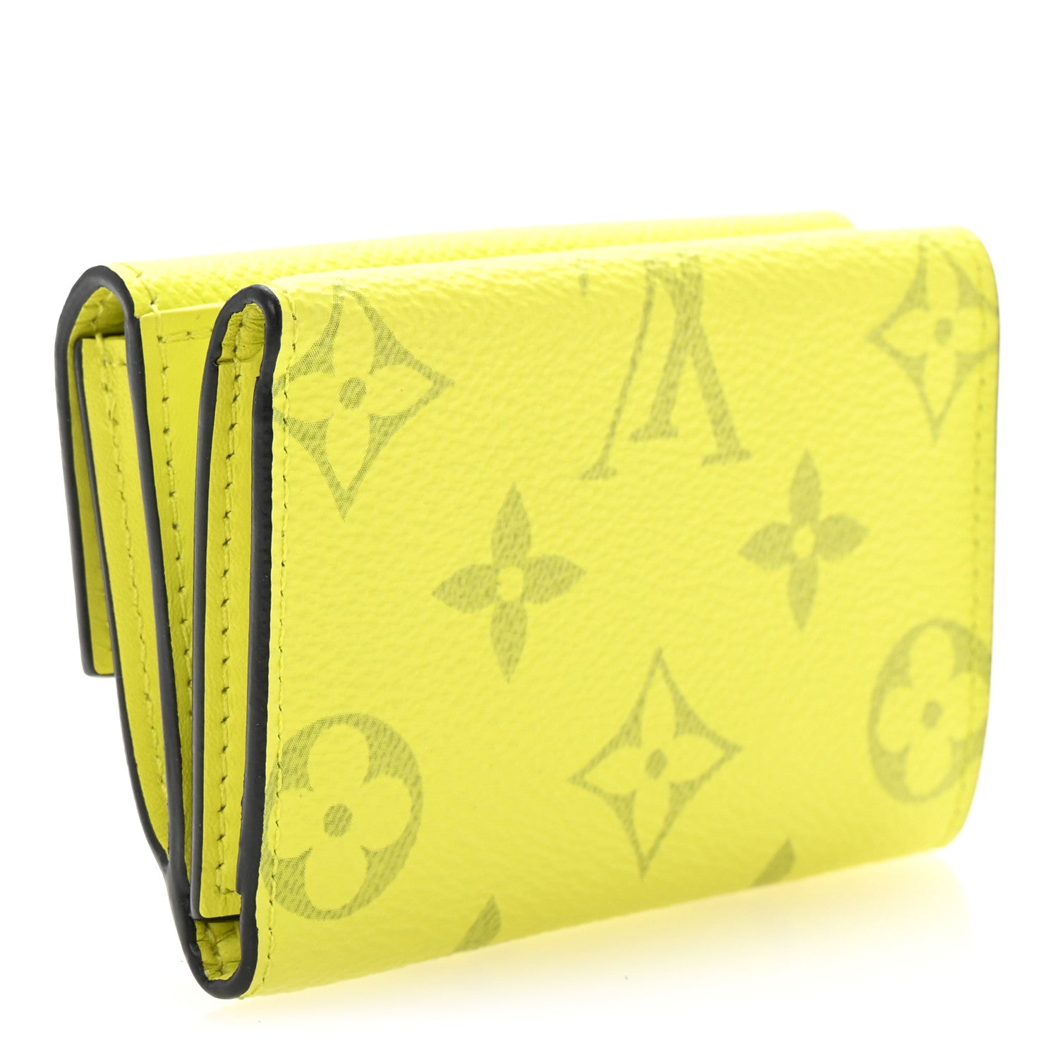 Monogram Taiga Discovery Compact Wallet Yellow