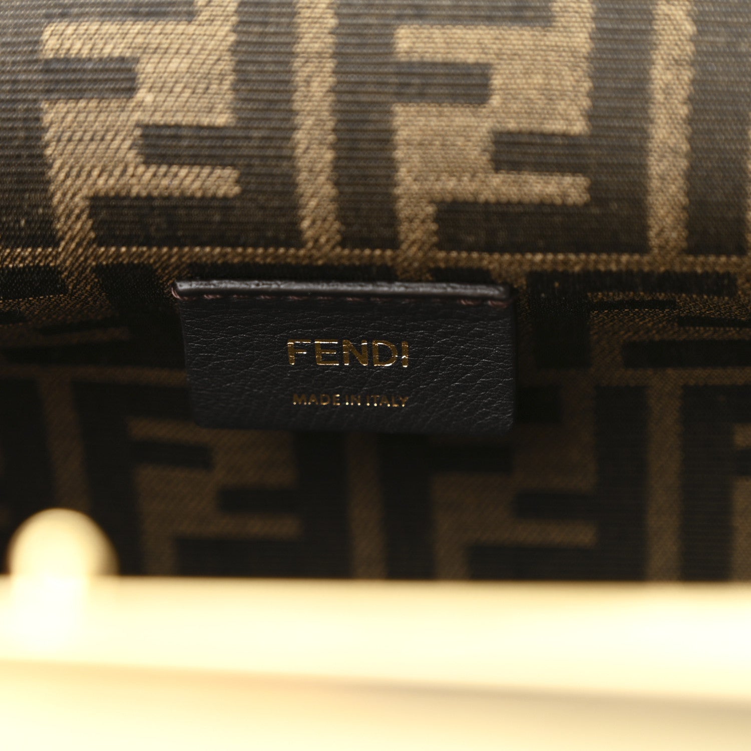 Shiny Nappa Midi Fendi First Green Tea