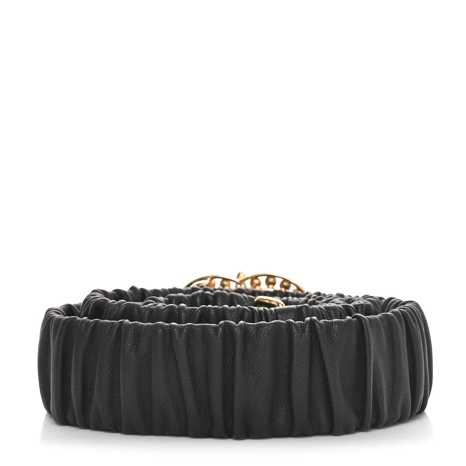 Lambskin Crystal CC Belt 85 34 Black