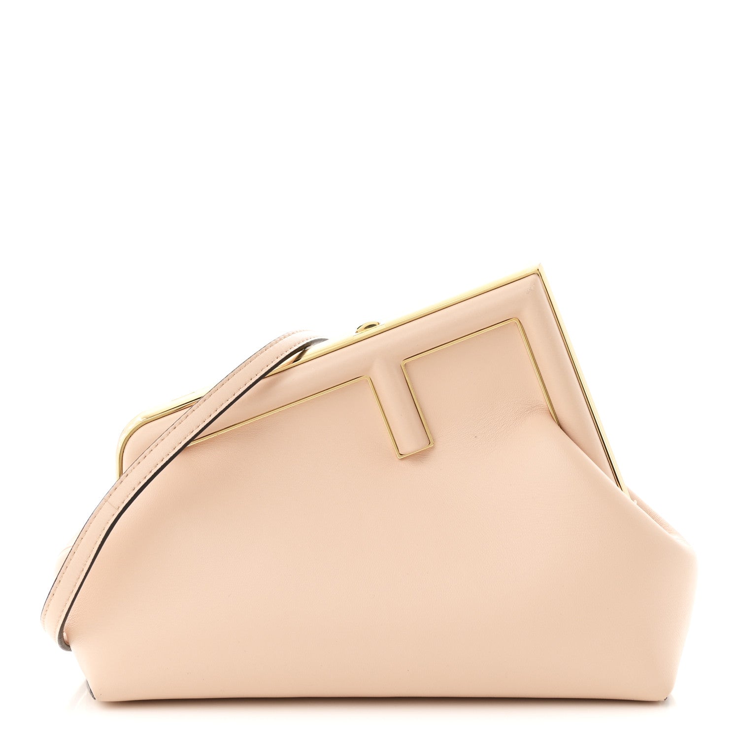 Shiny Nappa Small Fendi First Poudre