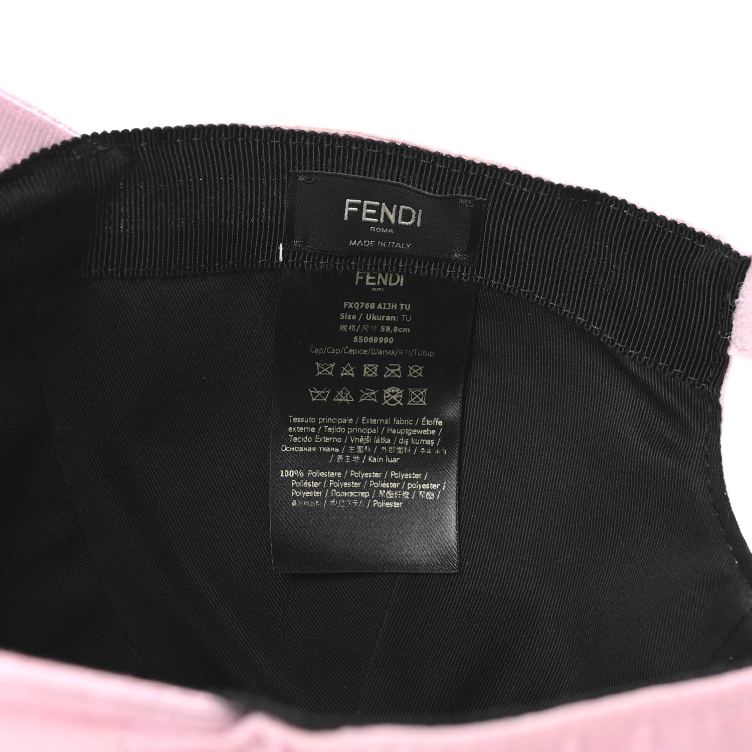 Jacquard Sfumato Degrade FF Spotlight Baseball Hat Azzuro Rosa