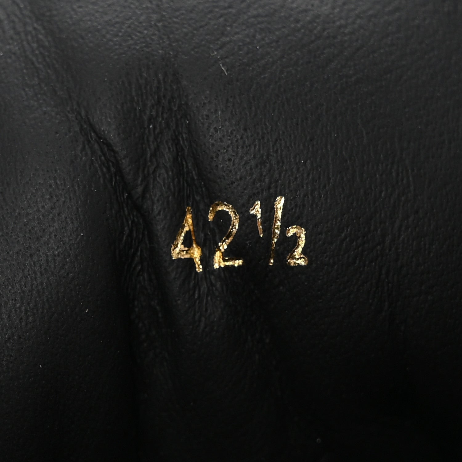 Calfskin Louis Spikes Flat Mens Sneakers 42.5 Black