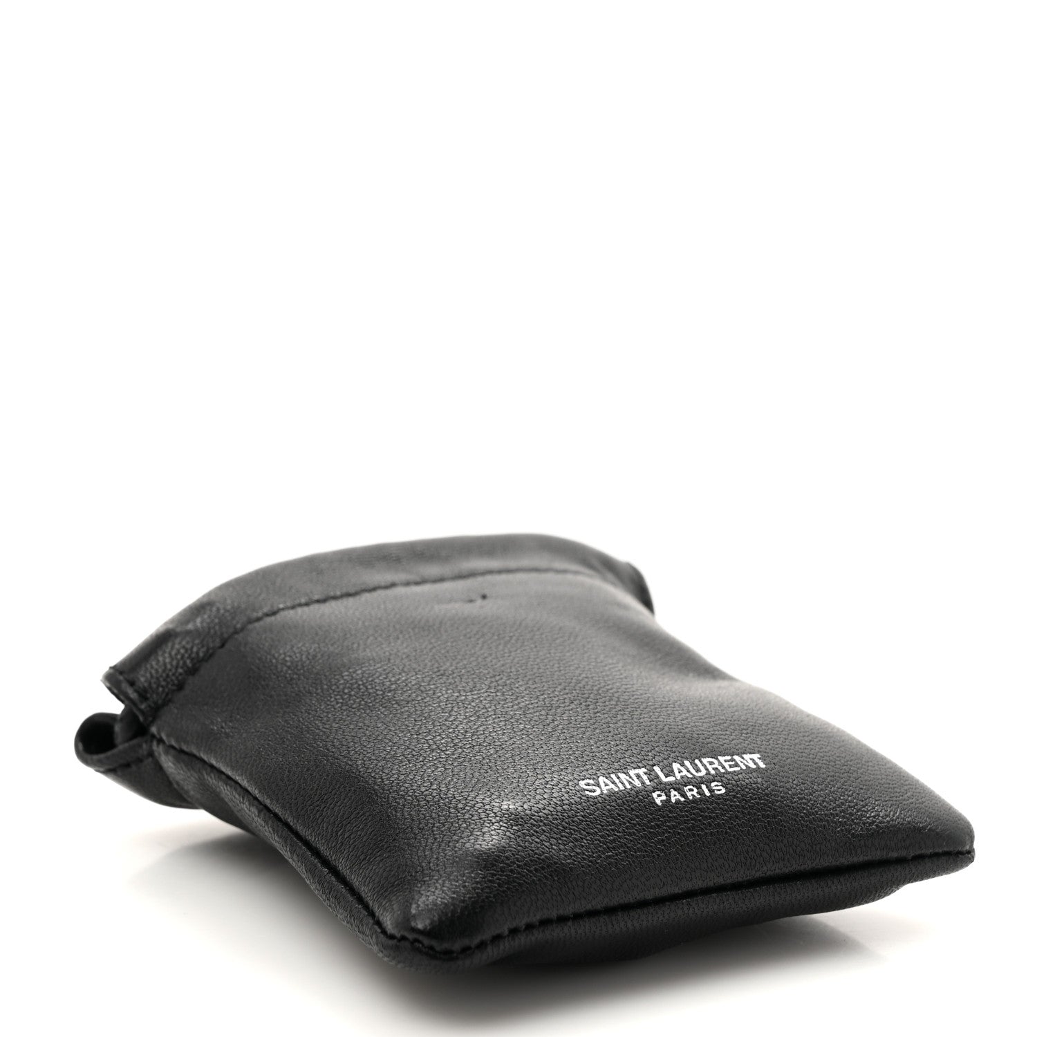 Lambskin Monogram Airpods Holder Black