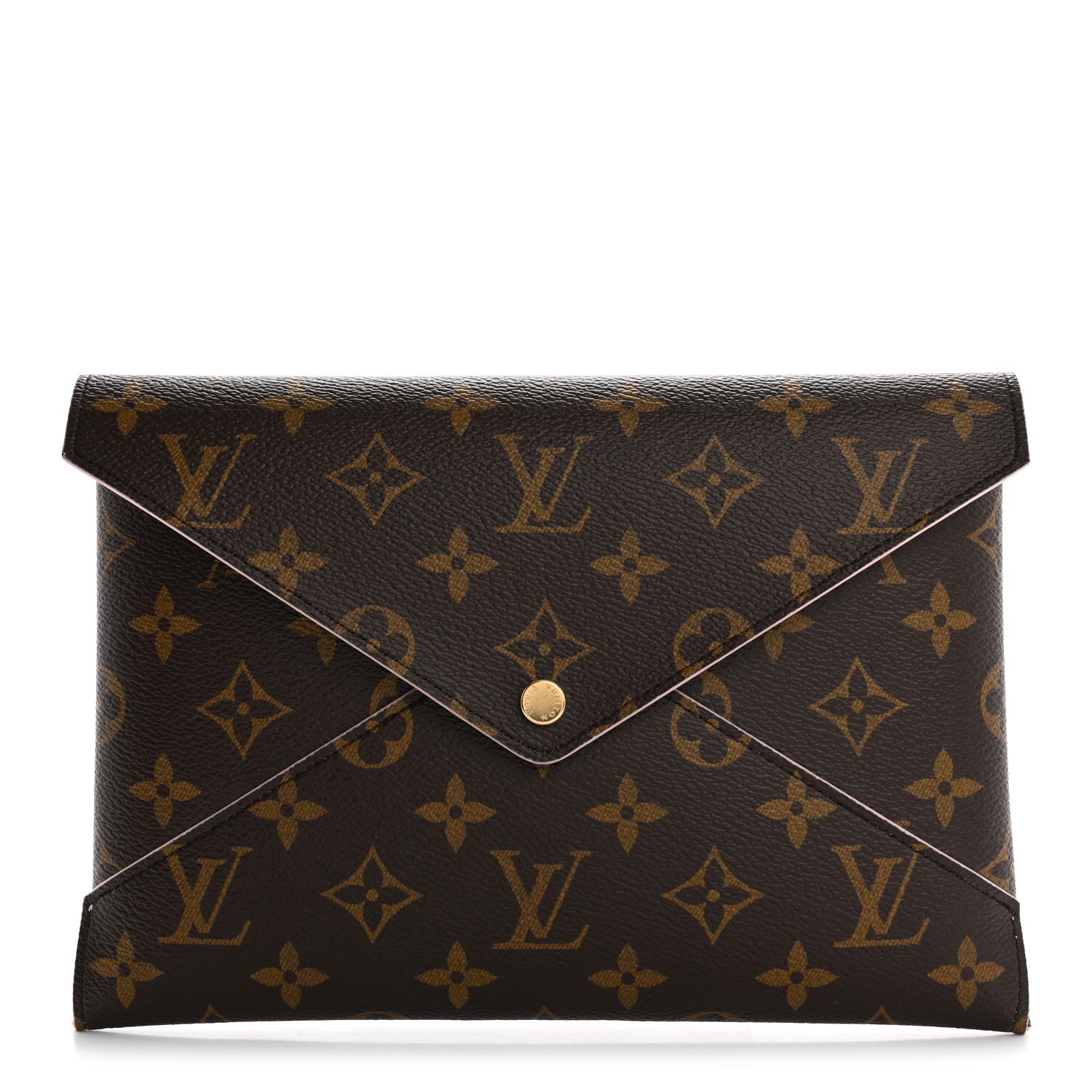 Monogram Large Kirigami Pochette Insert Rose Ballerine