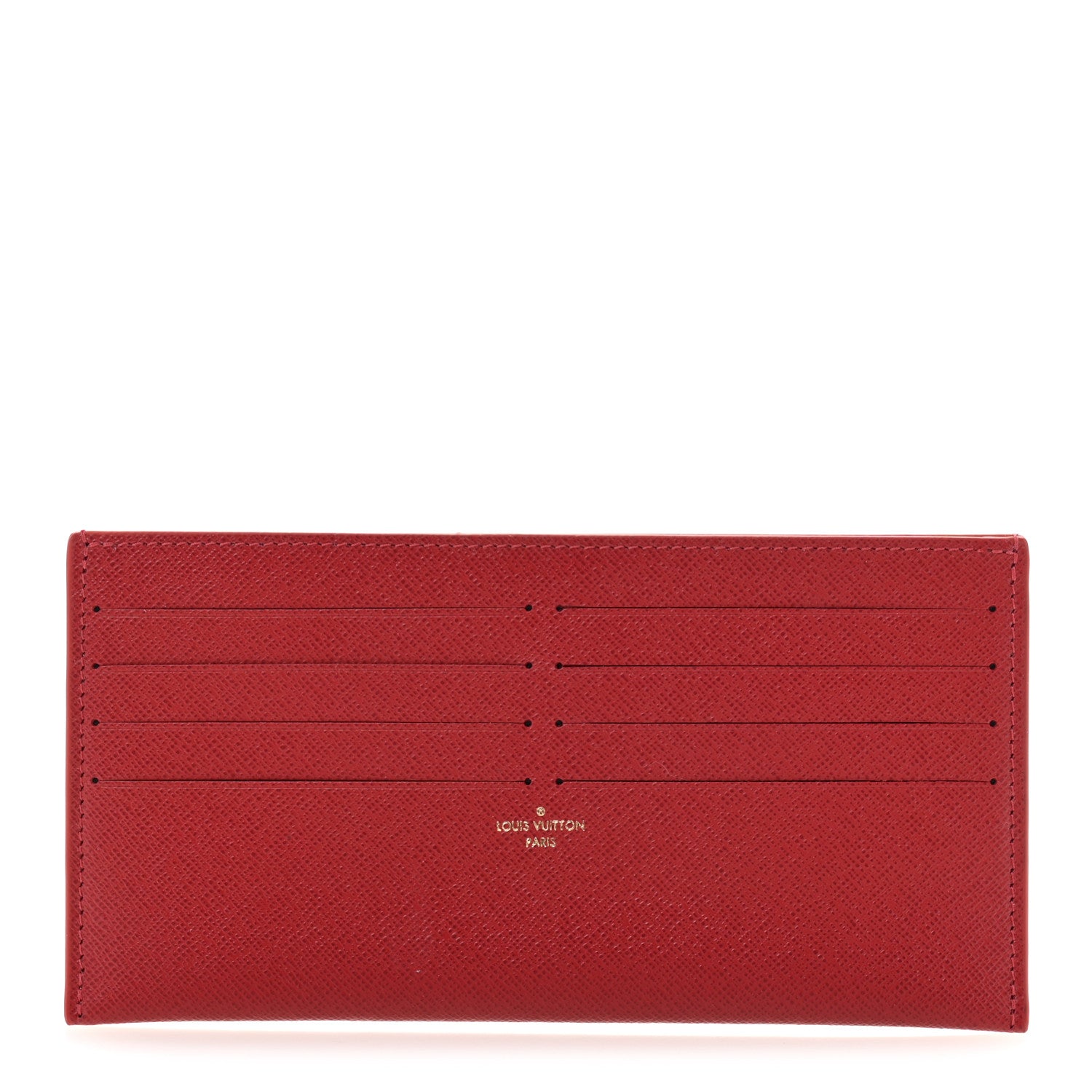 Calfskin Felicie Card Holder Insert Cherry