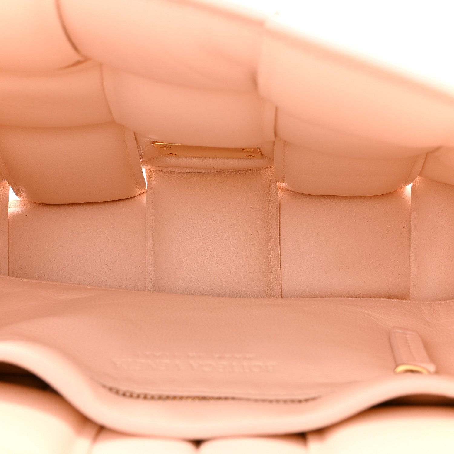 Nappa Maxi Intreccio Padded Cassette Crossbody Bag Melon Washed