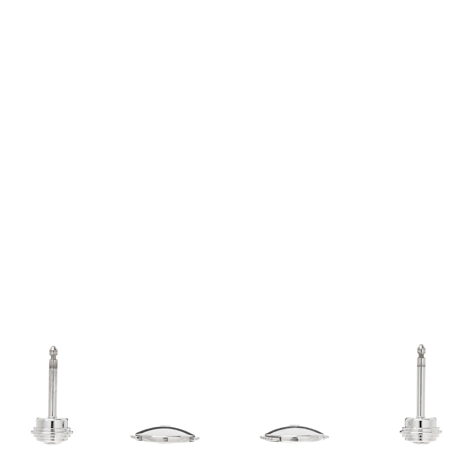 18K White Gold Diamond MM D'Amour Earrings