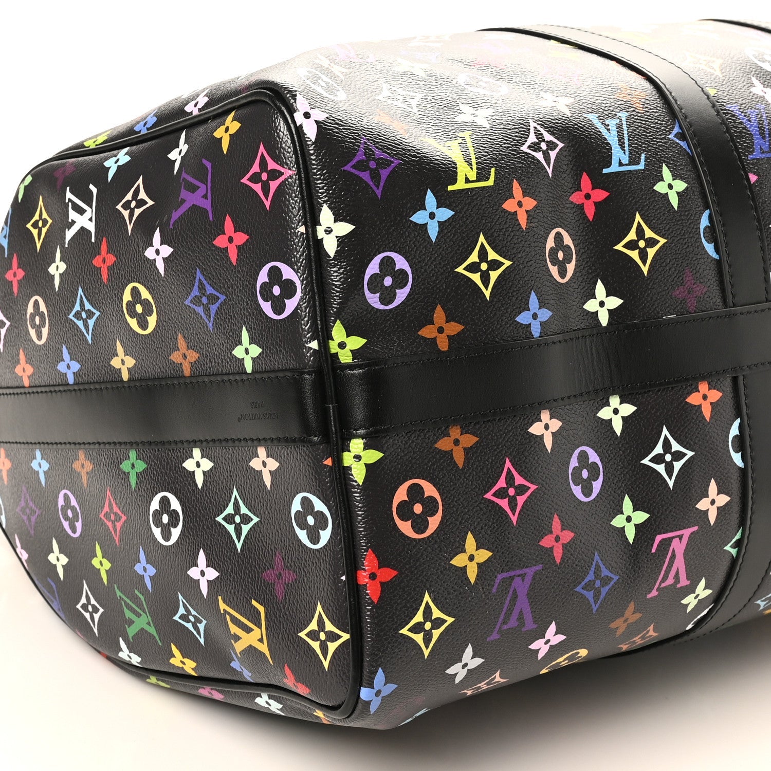 LV X TM Monogram Multicolor Keepall Bandouliere 50 Black