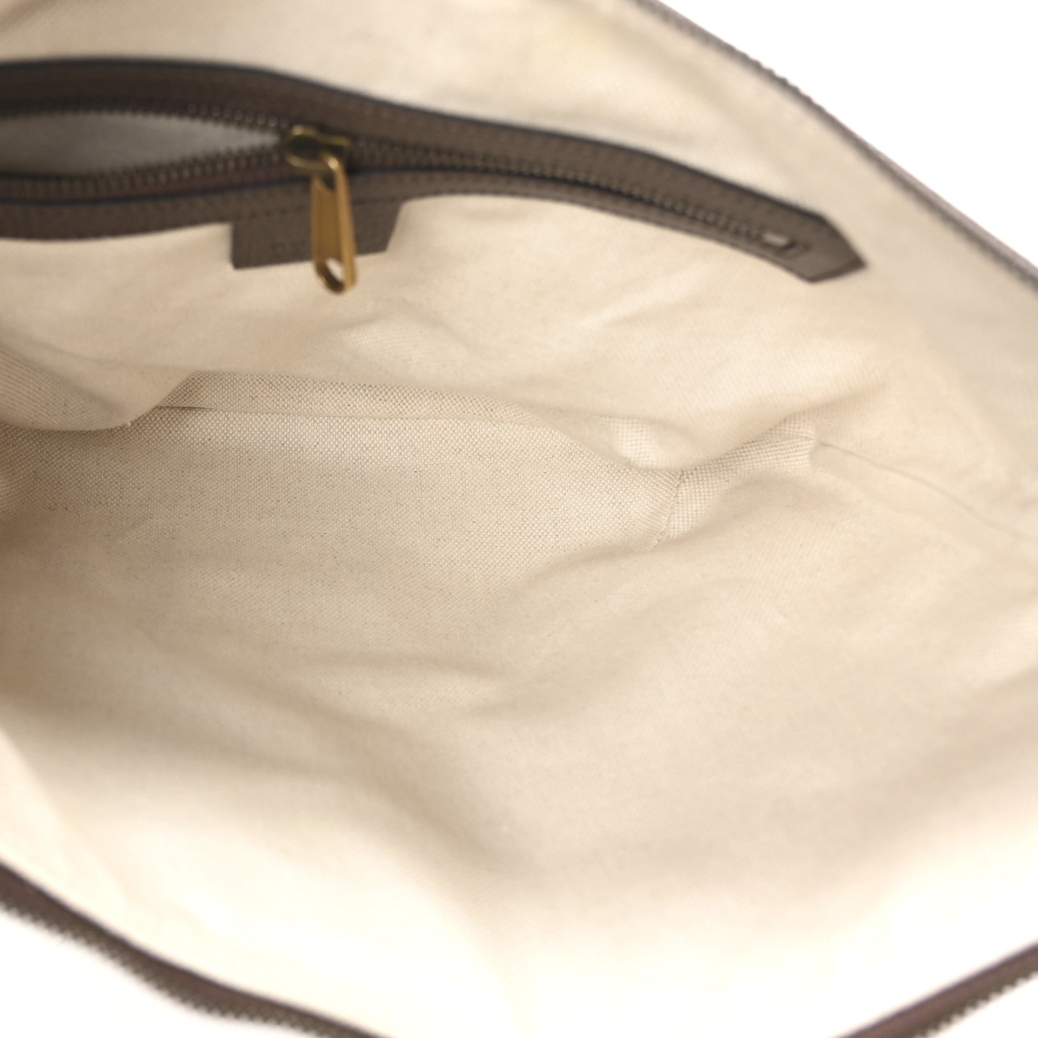 GG Supreme Monogram Web Small Ophidia Half Moon Hobo Brown