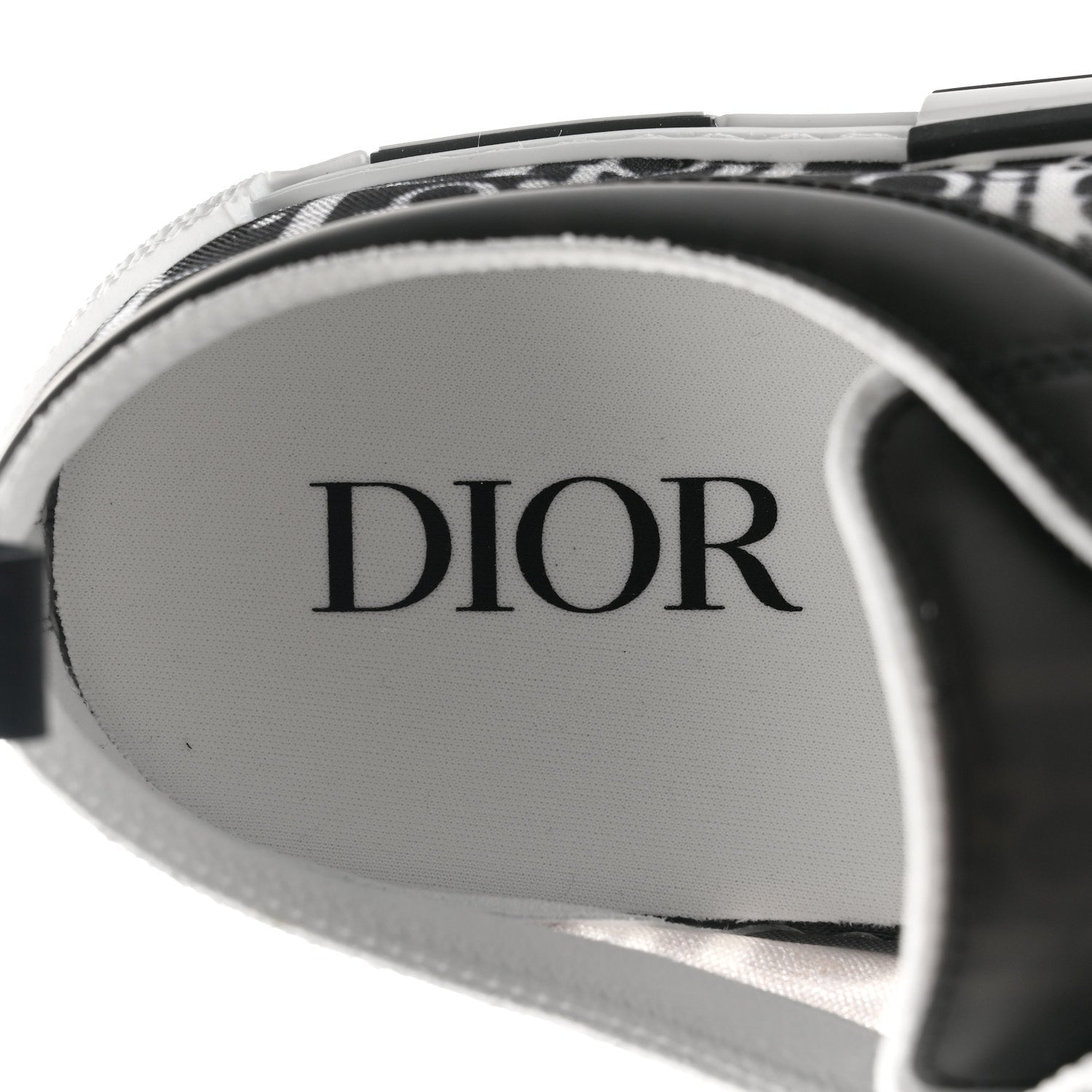 Technical Canvas Mesh Oblique Printed Mens B23 League Low Top Sneaker 43 Black Beige