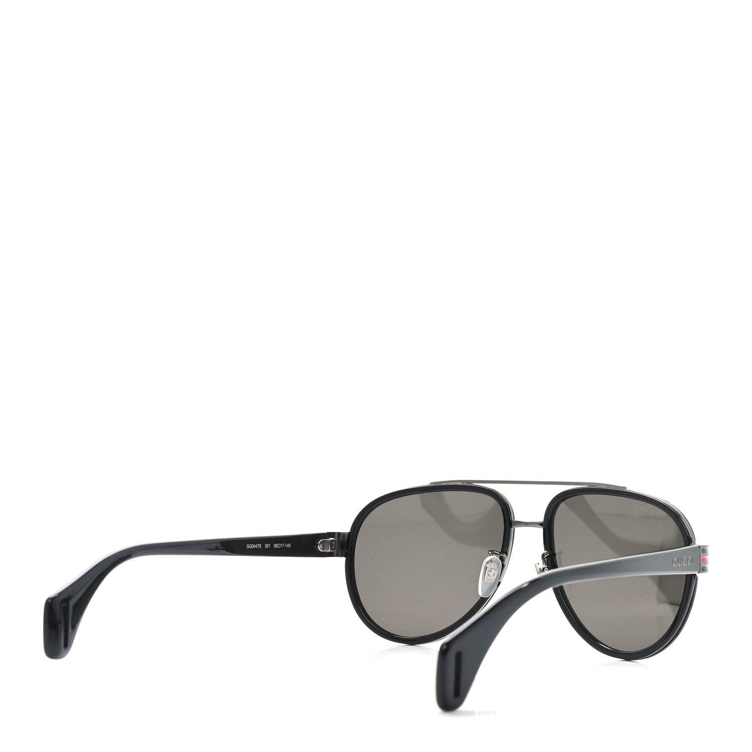 Acetate Aviator Sunglasses GG0447S Black