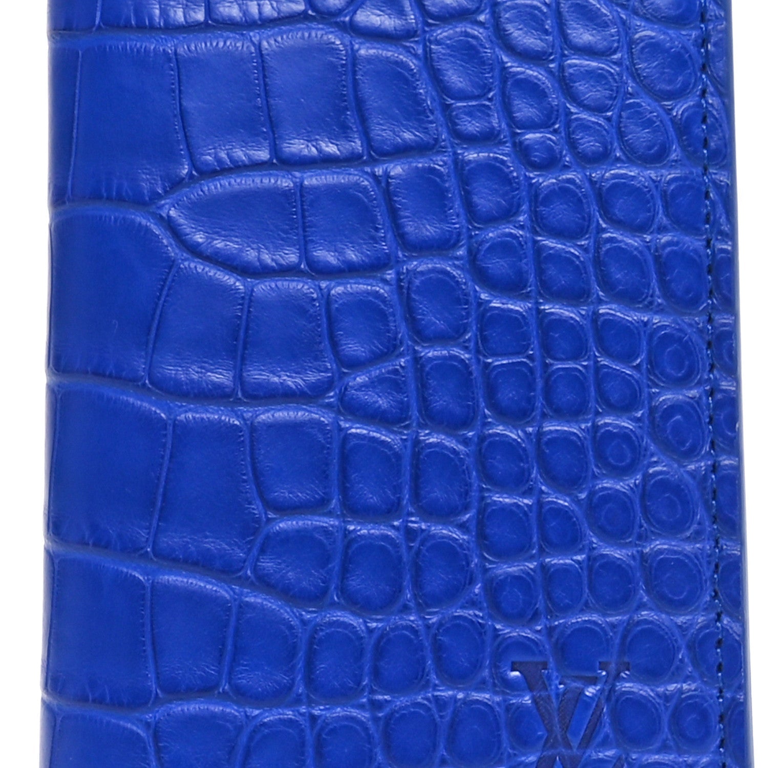 Crocodile Pocket Organizer Bleu De Methylene