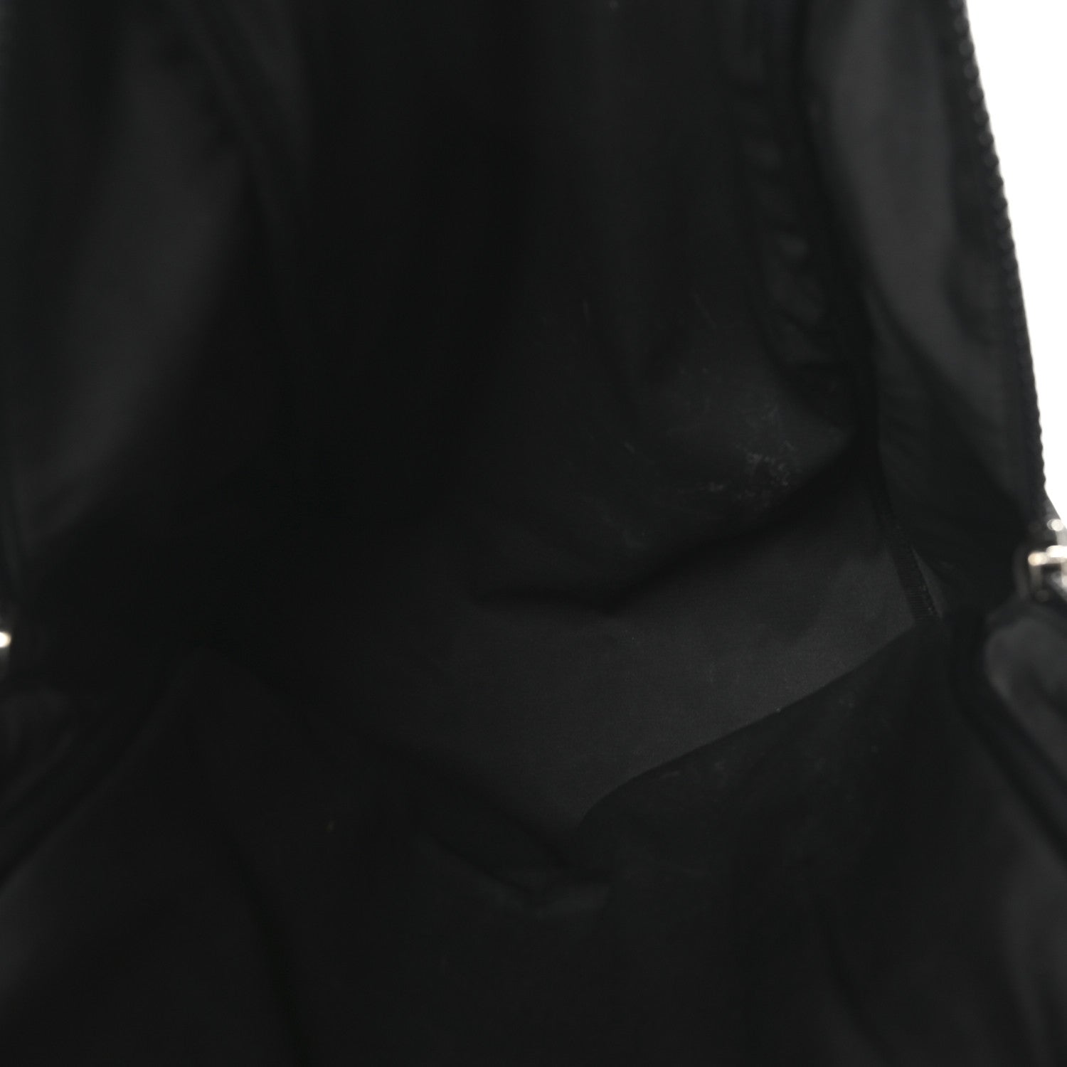 Nylon Monogram Slim Backpack Black