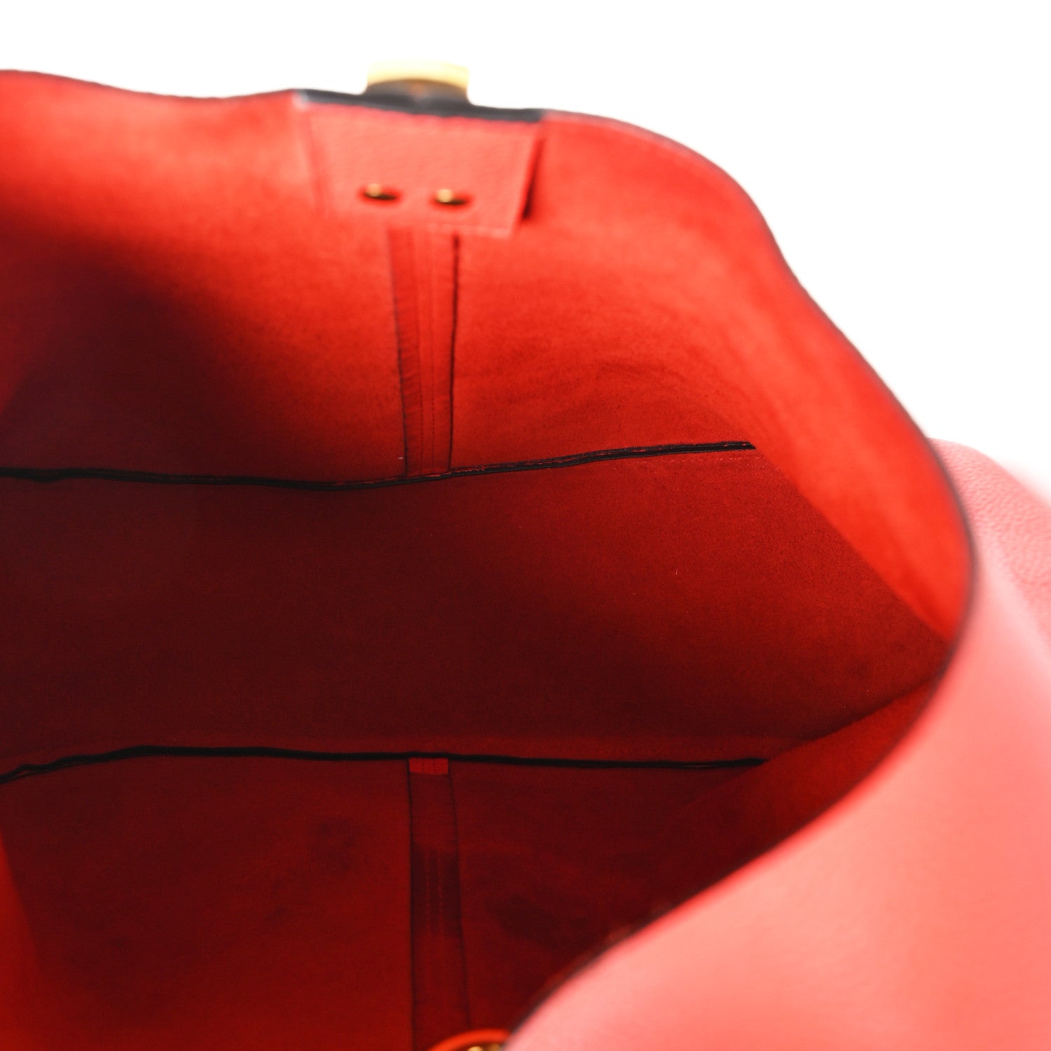 Calfskin Gancini Margot Hobot Candy Apple Red