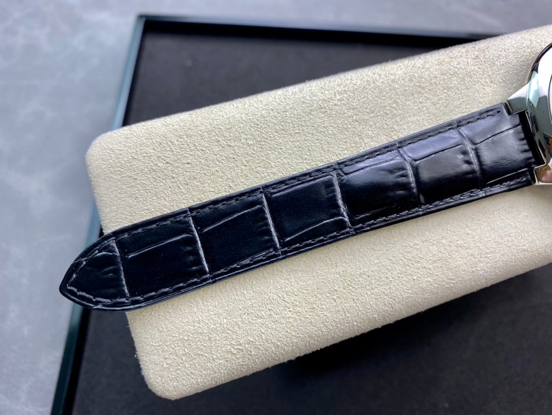 Cartier Balloon 46mm Black Silver Tourbillon