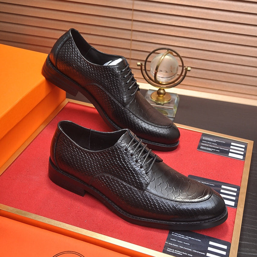 HM Men's Shoe Black Sheepskin 526084