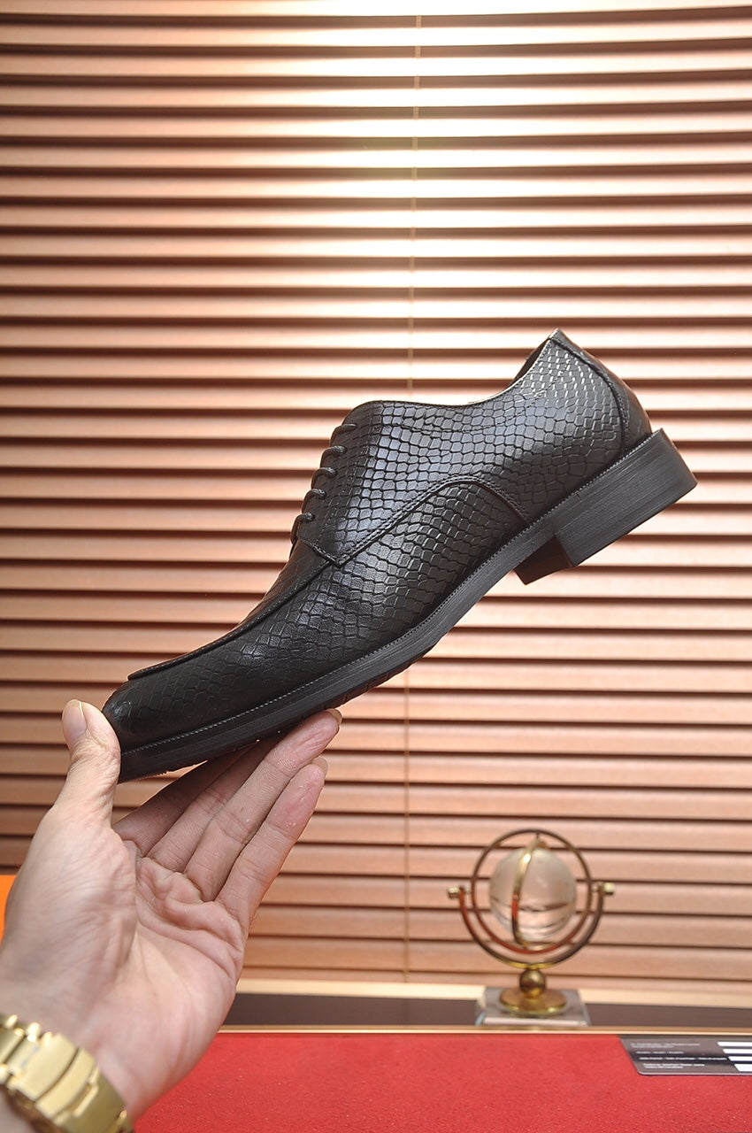 HM Men's Shoe Black Sheepskin 526084