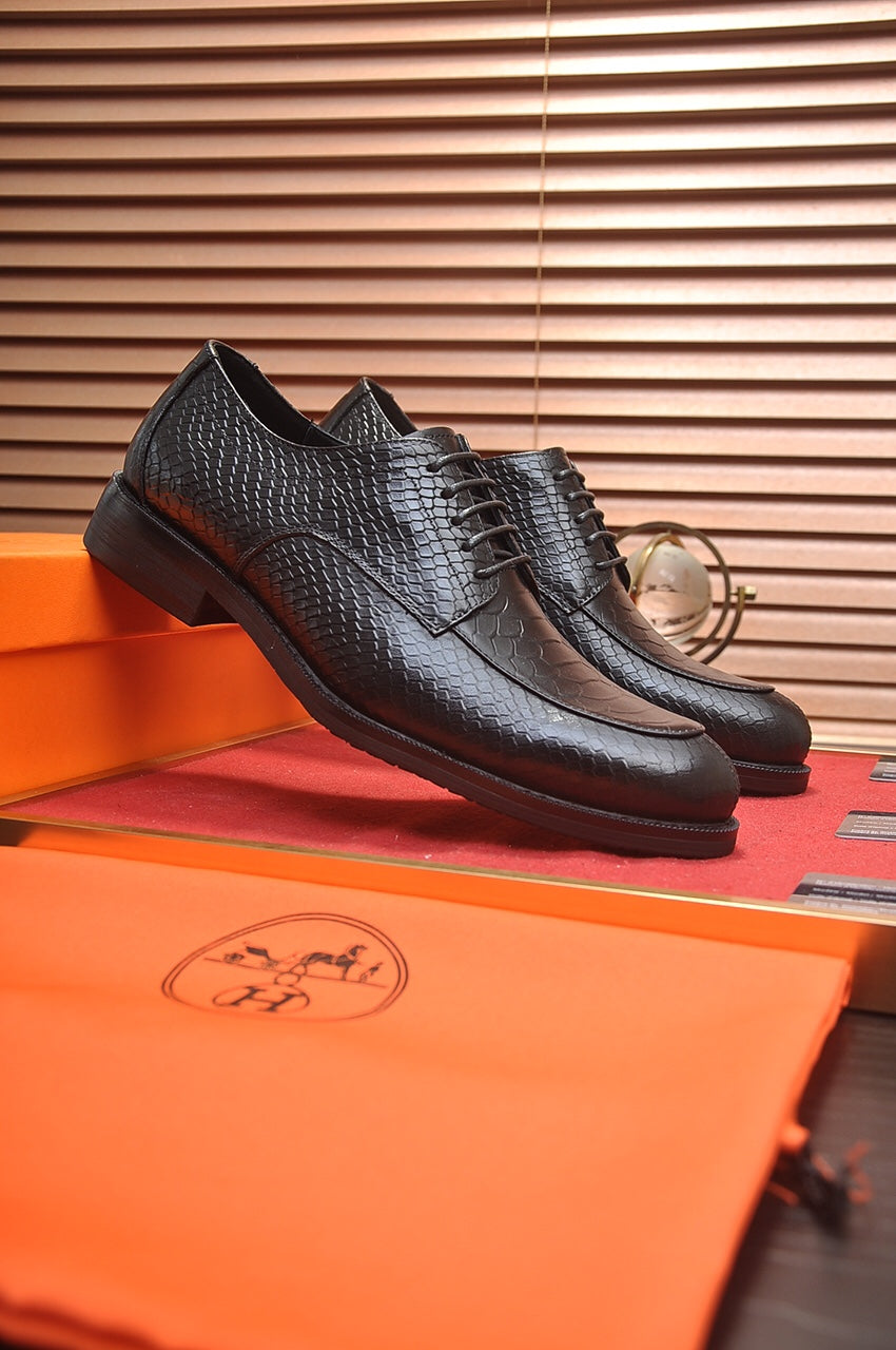 HM Men's Shoe Black Sheepskin 526084