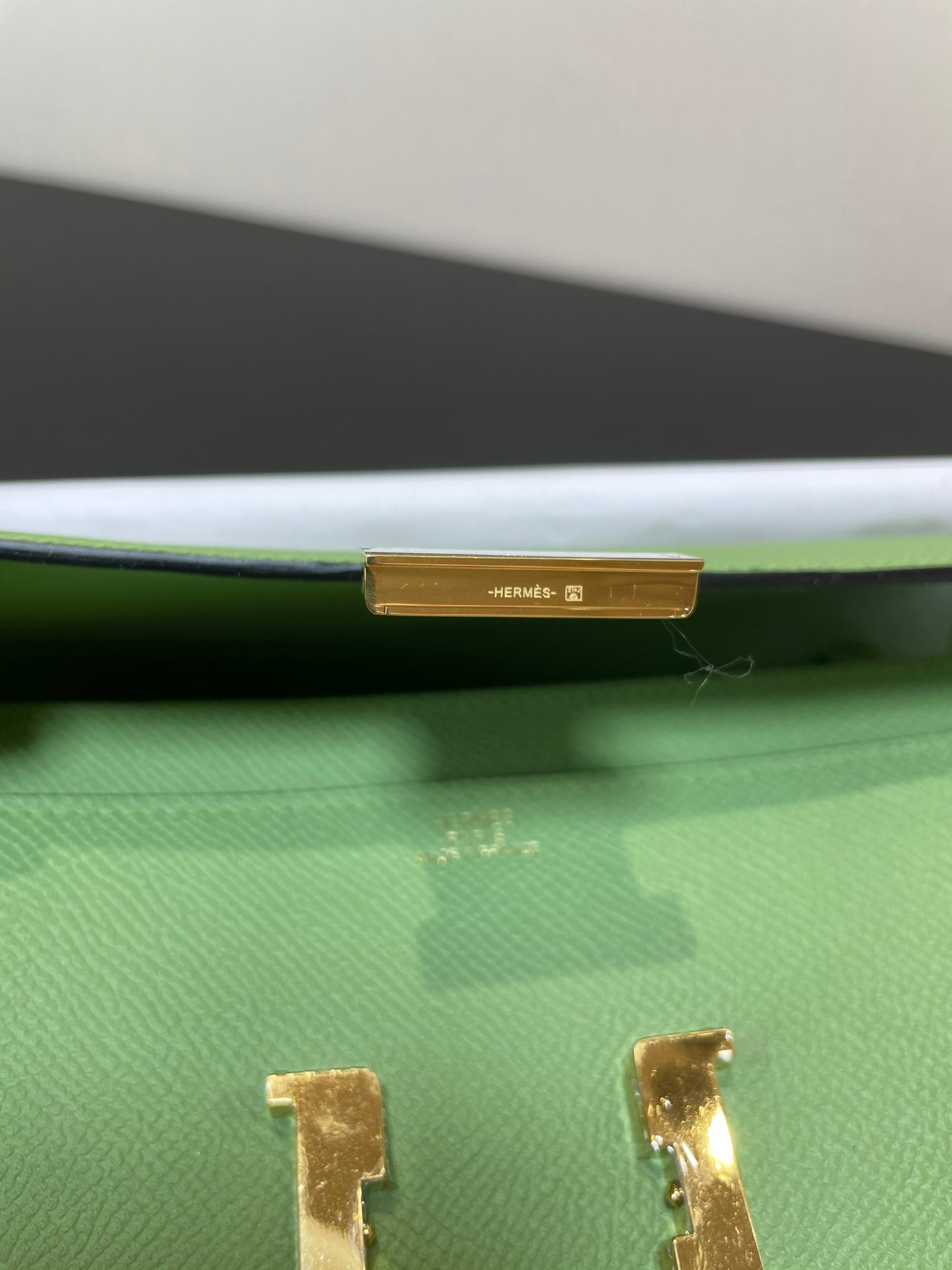 CONSTANCE TO GO 20.5 GREEN EPSOM GOLD HARDWARE