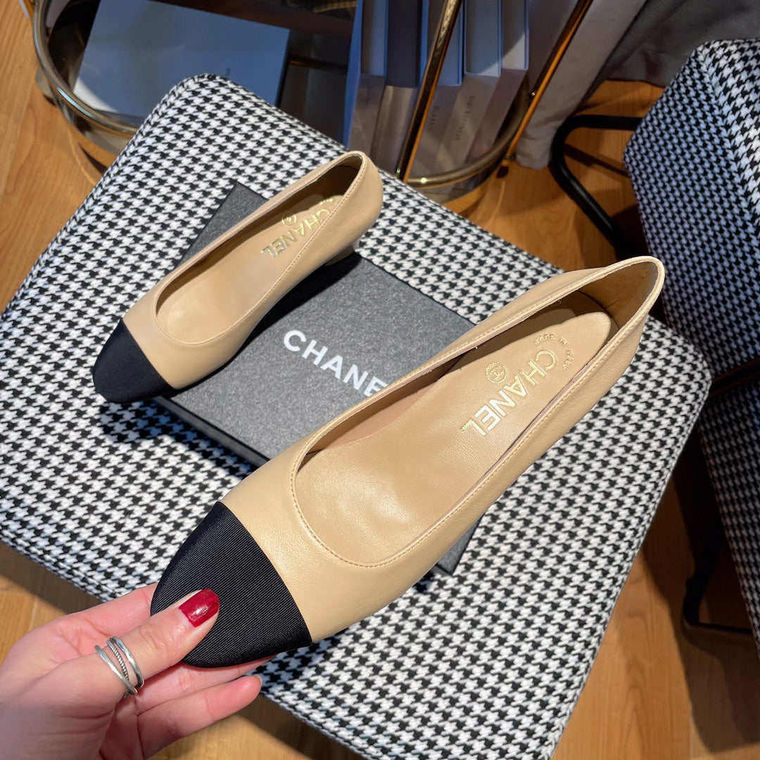 CC Pumps 65MM In Beige Lambskin 144346