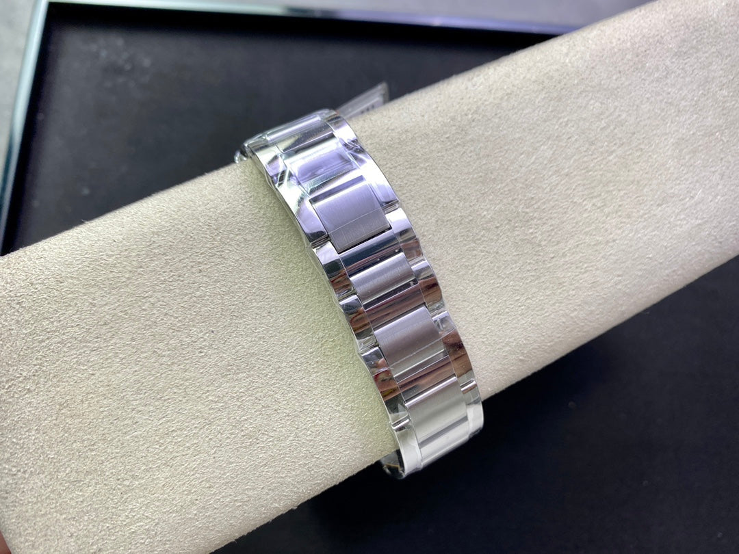 Cartier Balloon 36mm Silver Pink Dial