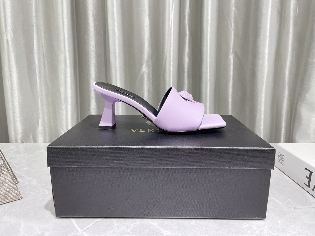 HIGH HEEL 70 MEDUSA LILAC SANDAL